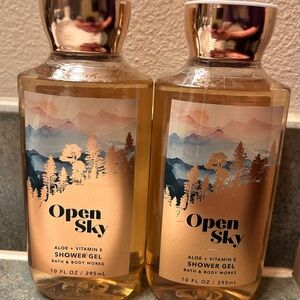 Open sky shower gel